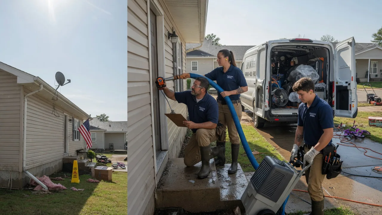 Ceiling Water Damage Restoration in Ontario, WI near me